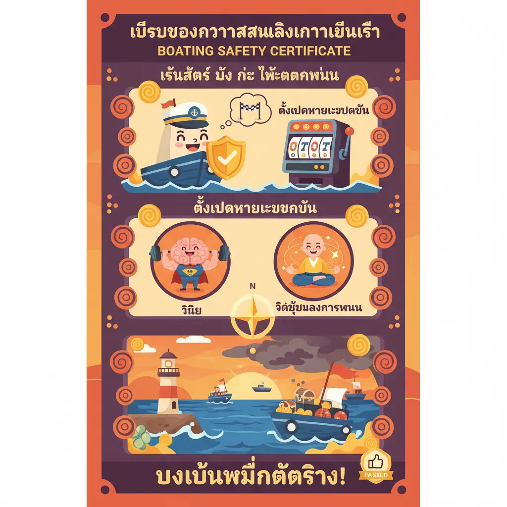 เล่นสล็อต ยัง ไง ให้แตกหมื่น - ใบรับรองความปลอดภัยในการเดินเรือ Boating Safety Certificate