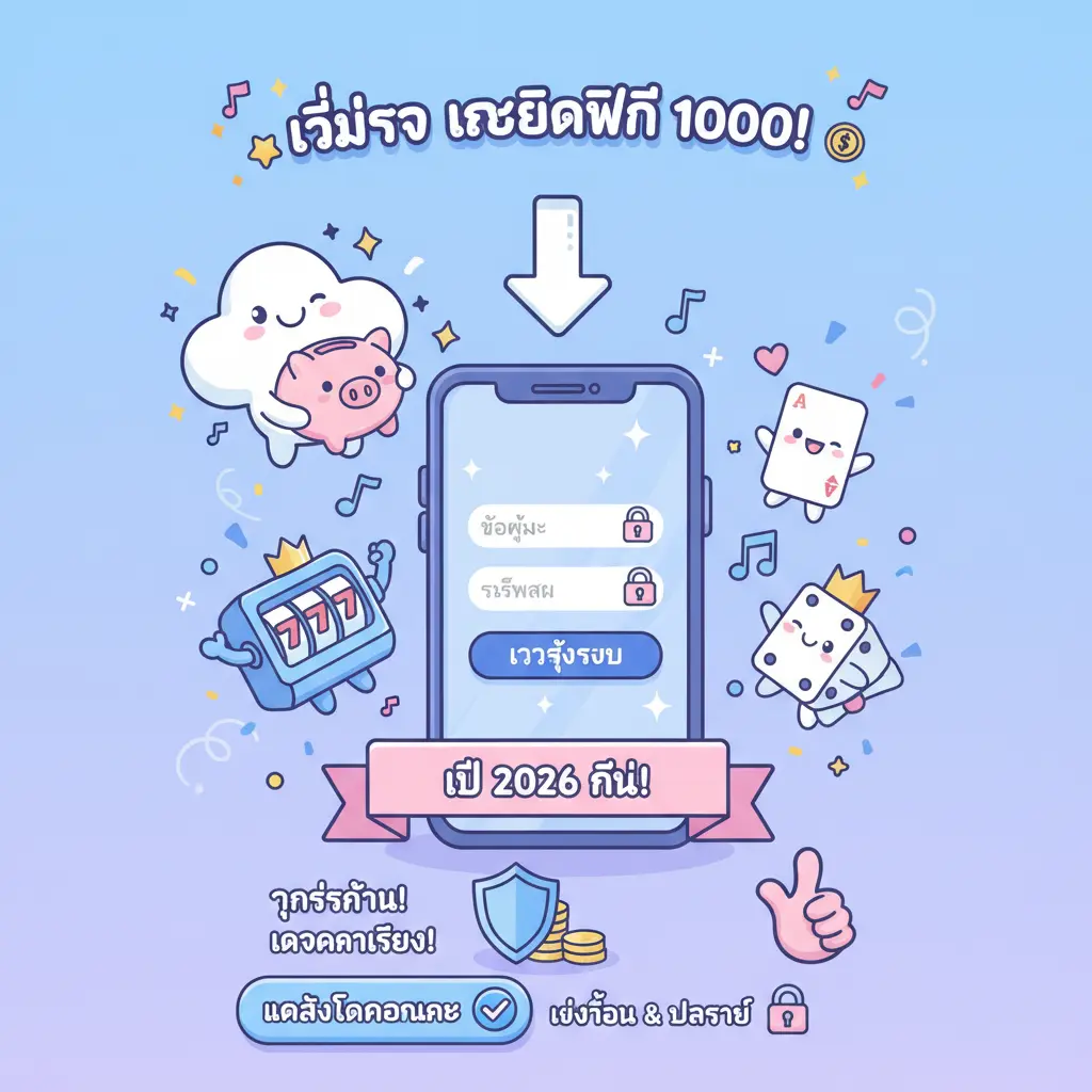 เครดิตฟรี 1000 - การเข้าสู่ระบบ