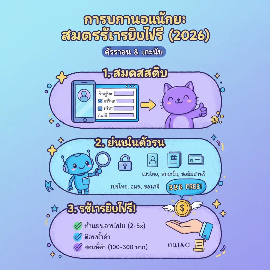 สมัครรับเครดิตฟรี - การพนันออนไลน์