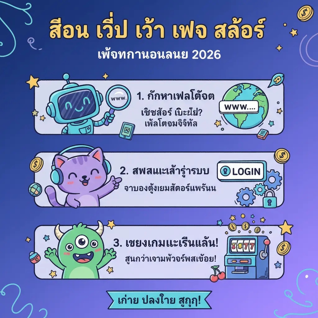 สอน วิธี เข้า เว็บ สล็อต - เว็บพนันออนไลน์