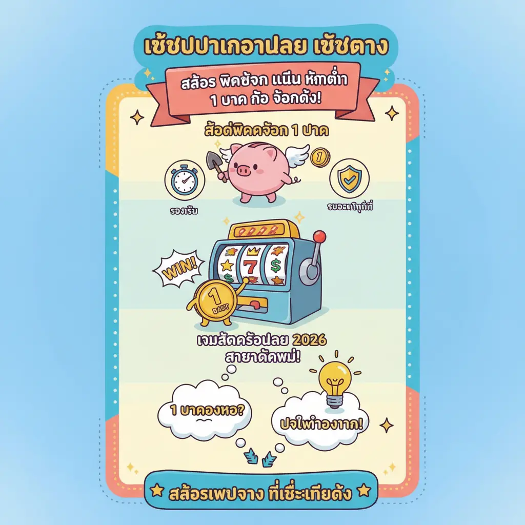 เว็บตรง สล็อต ฝากถอน ไม่มี ขั้นต่ำ 1 บาท ก็ ถอนได้ - เว็บพนันออนไลน์