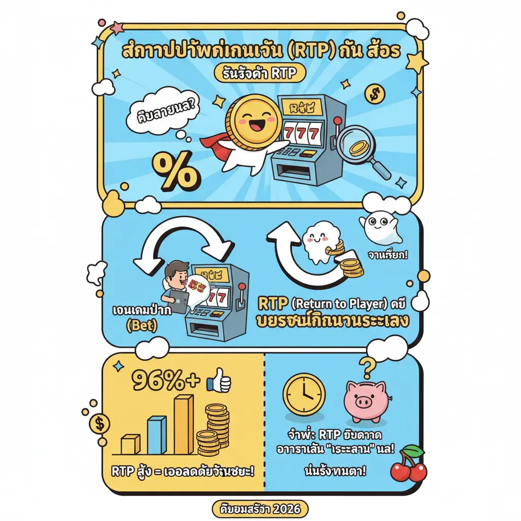 ขั้น ตอน การเล่นสล็อต - อัตราการจ่ายเงินคืน RTP